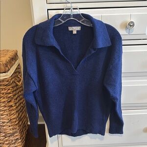 J. Crew Blue Sweater. Worn twice! Great condition. XS.